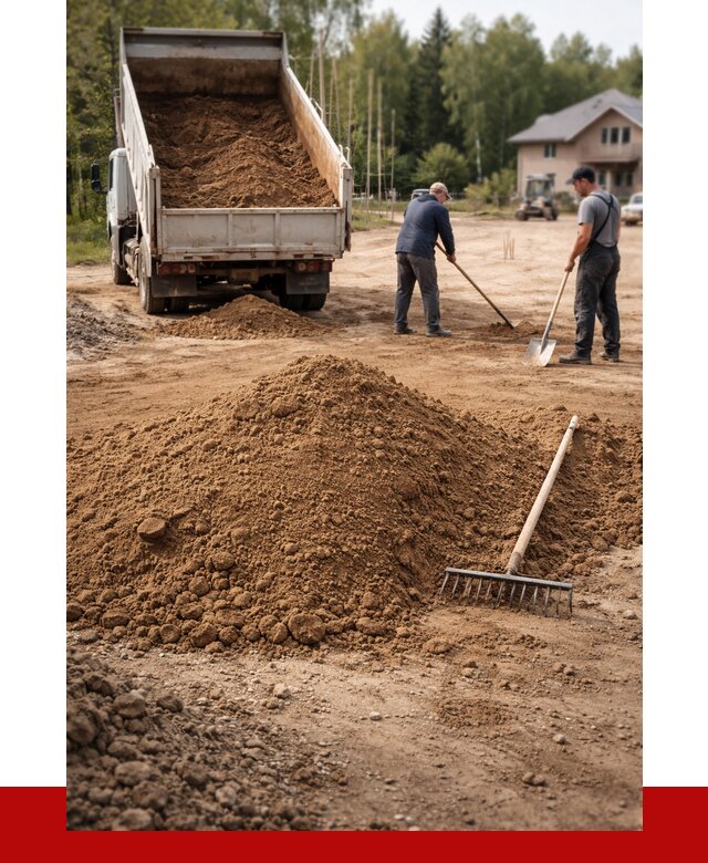 Суглинок для планировки в Азове с доставкой от 4313 р. | ПРОНЕРУДАзв