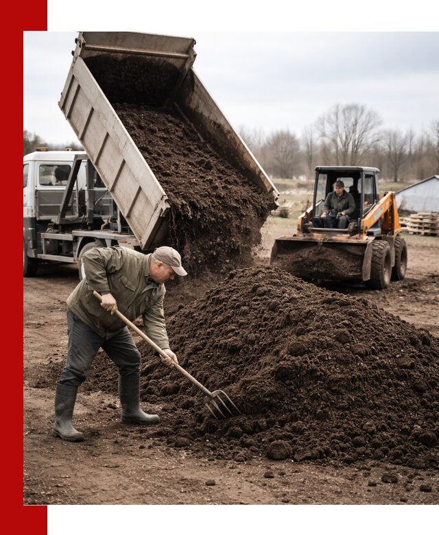 Доставка и продажа перегноя в Азове быстро и дешево