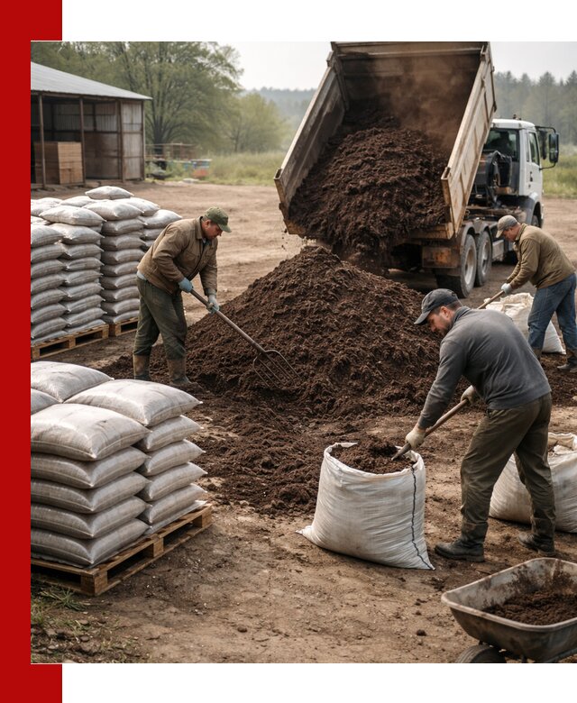 Доставка компоста оптом и в розницу в Азове