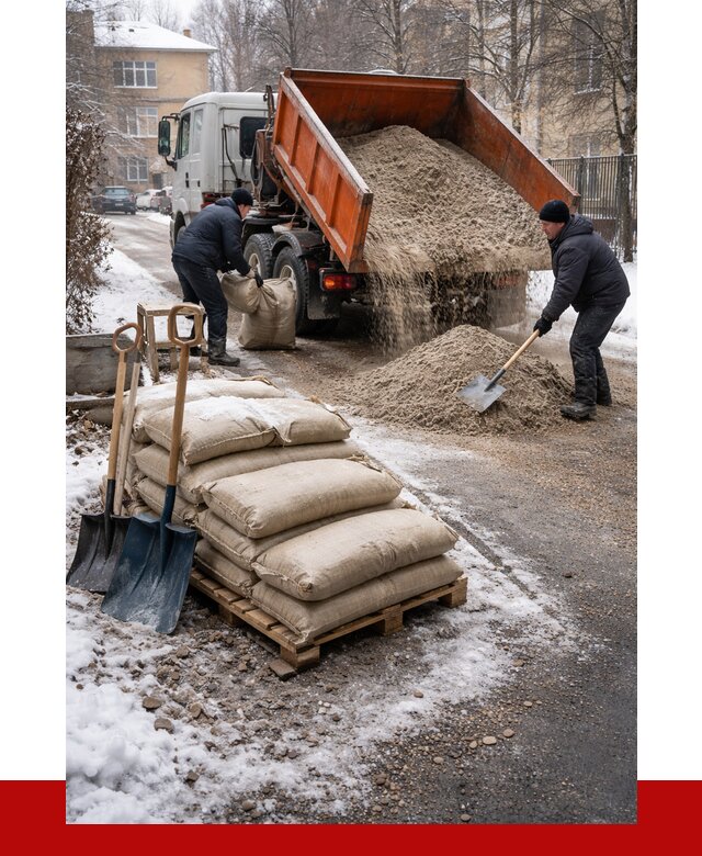 Противогололедные материалы оптом в Азове от 4313 р. | ПРОНЕРУДАзв