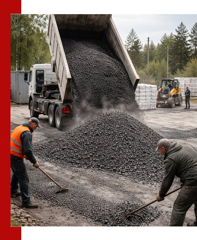 Доставка и продажа асфальтного гранулята в Азове