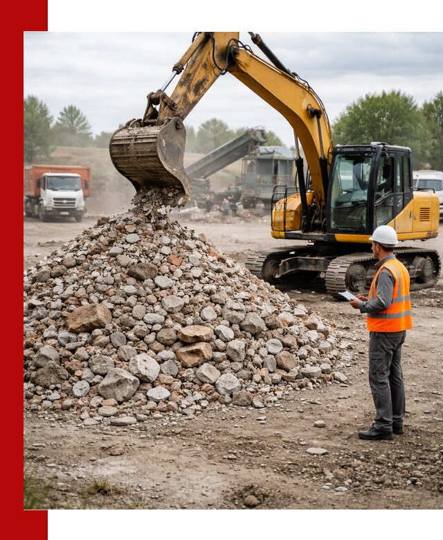 Доставка и вывоз строительного боя в Азове