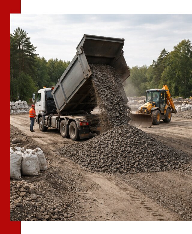 Доставка дробленого асфальта в Азове для дорожных работ