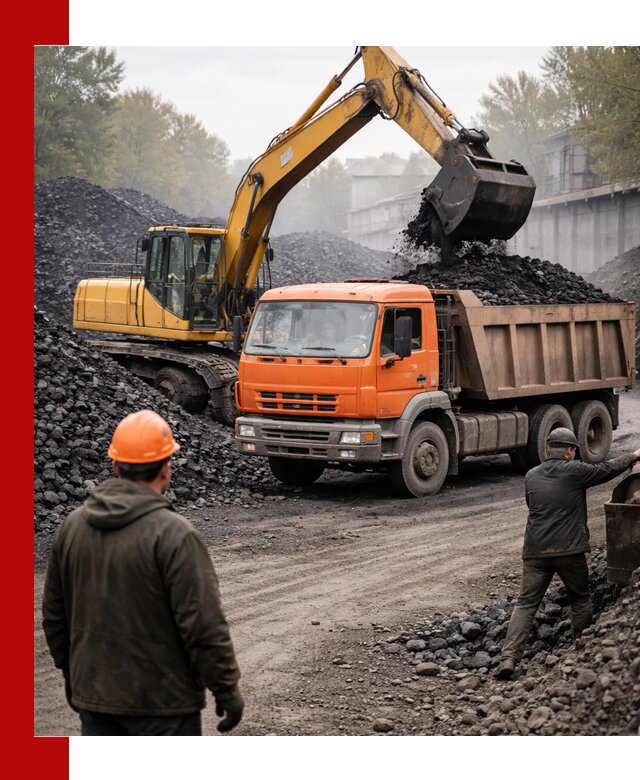 Доставка угля автотранспортом в Азове быстро и выгодно