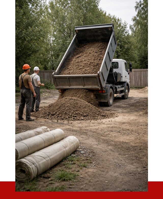 Доставка сыпучих материалов самосвалом в [cvi] от 4313 р. | ПРОНЕРУДАзв