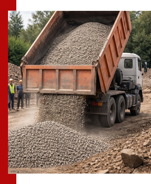 Доставка сыпучих материалов самосвалом в Азове быстро и надежно