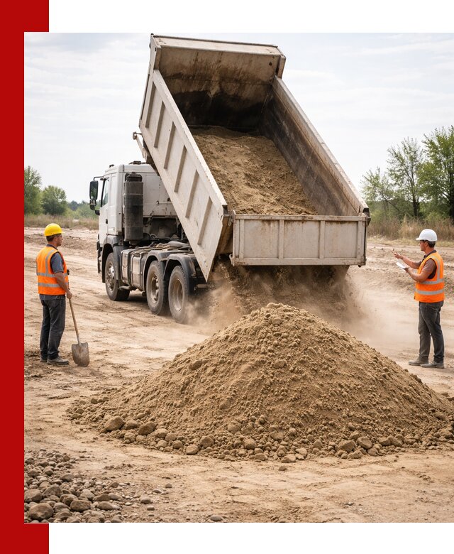 Доставка самосвалом 15 кубов в Азове за город и по городу