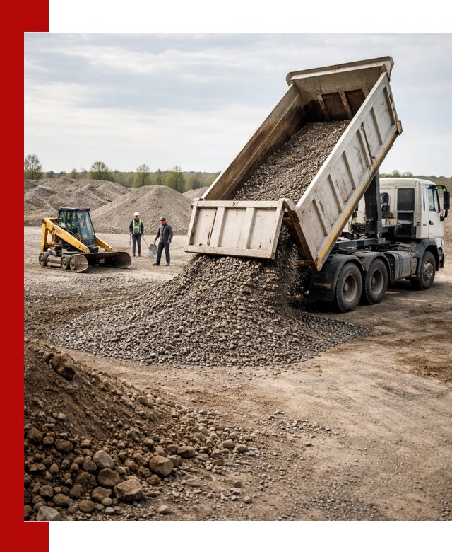 Доставка самосвалом 25 м³ в Азове быстро и надежно