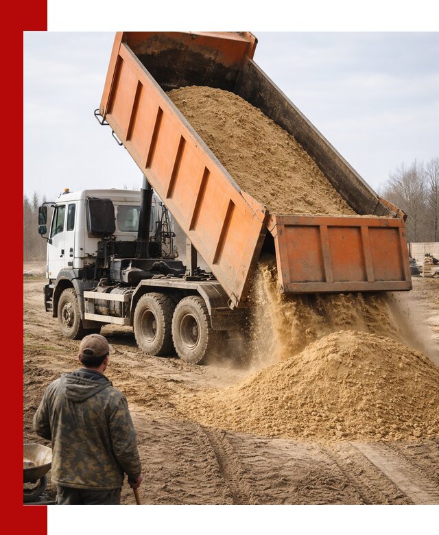 Аренда самосвала 20 тонн для перевозки грузов в Азове