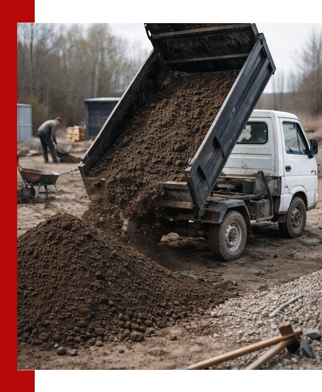 Аренда минисамосвала в Азове для доставки сыпучих материалов