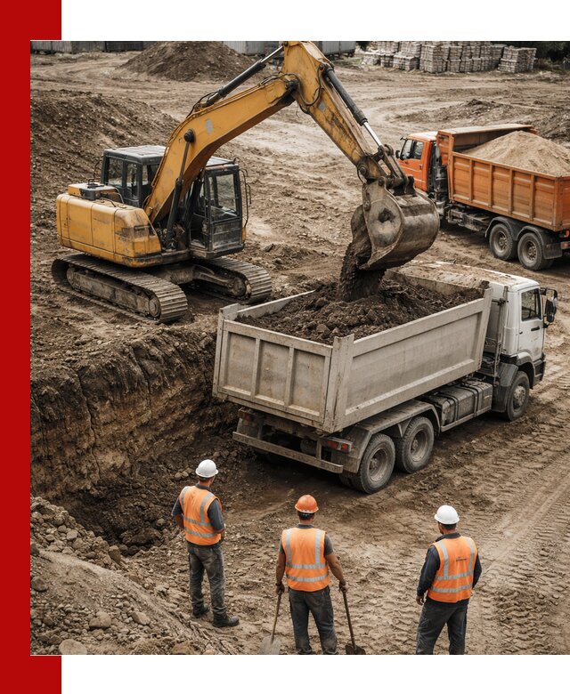 Разработка грунта для строительства и благоустройства в Азове