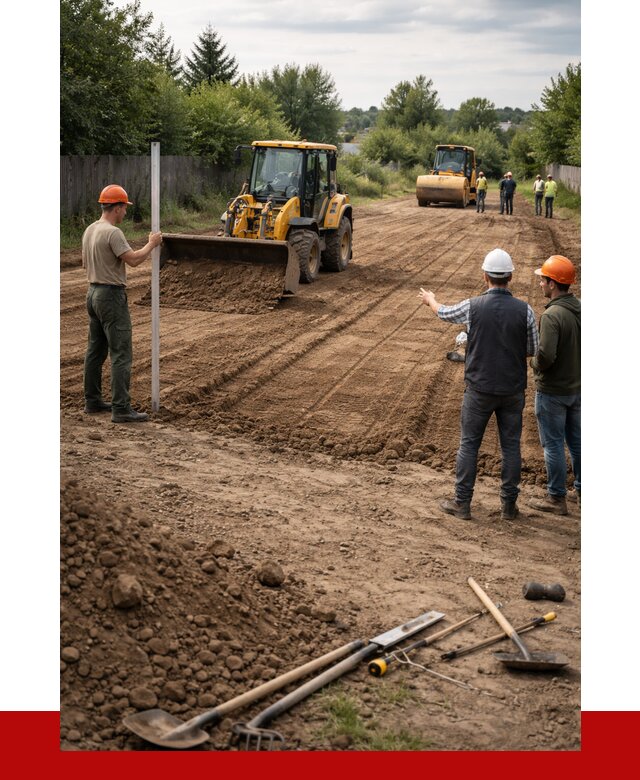 Планировка участка грунтом в Азове от 4621 р ПРОНЕРУДАзв